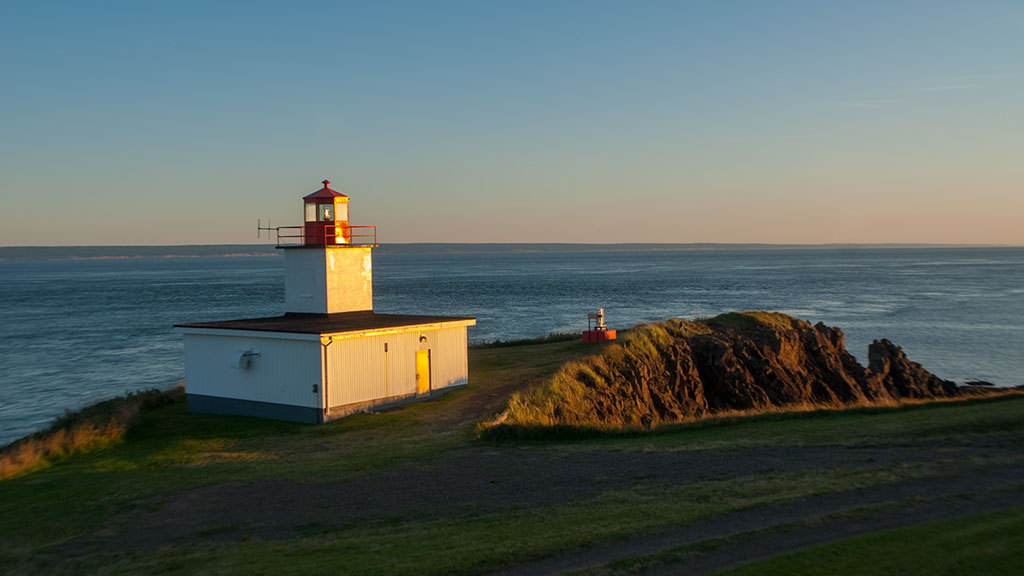 Cape D'Or Lighthouse sunset