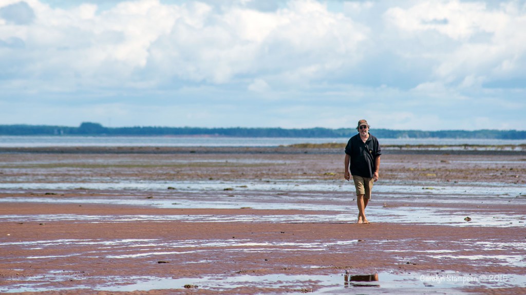 Blair on the beach